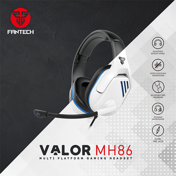 Fantech VALOR MH86 Gaming Headset White Fantech VALOR MH86 Gaming Headset White